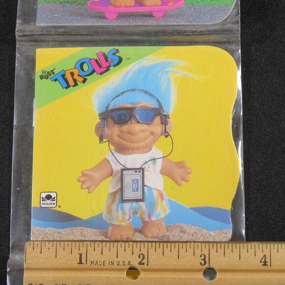 Vintage 1992 Trolls Mini Fun Books Set - Golden Books - Collectible Activity Set - Picture 5 of 16